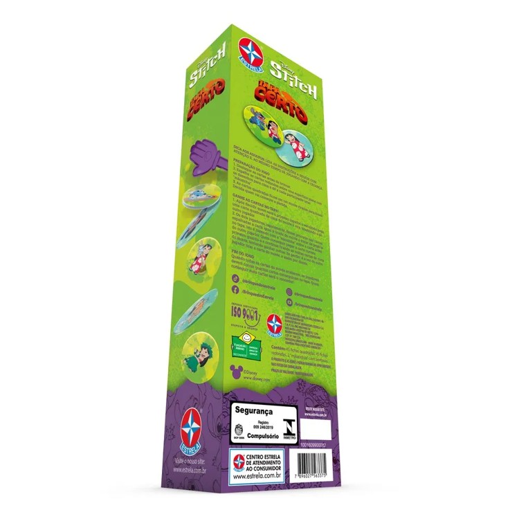 Jogo Tapa Certo Stitch - Estrela