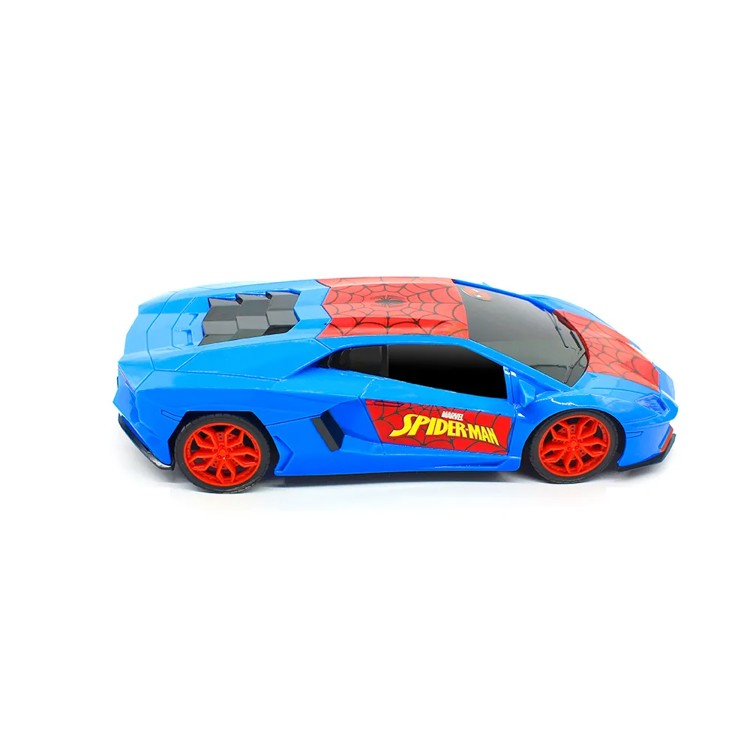 Carrinho de Controle Remoto 7 funções 27 cm - Marvel Spider-Man Web Control -  Candide
