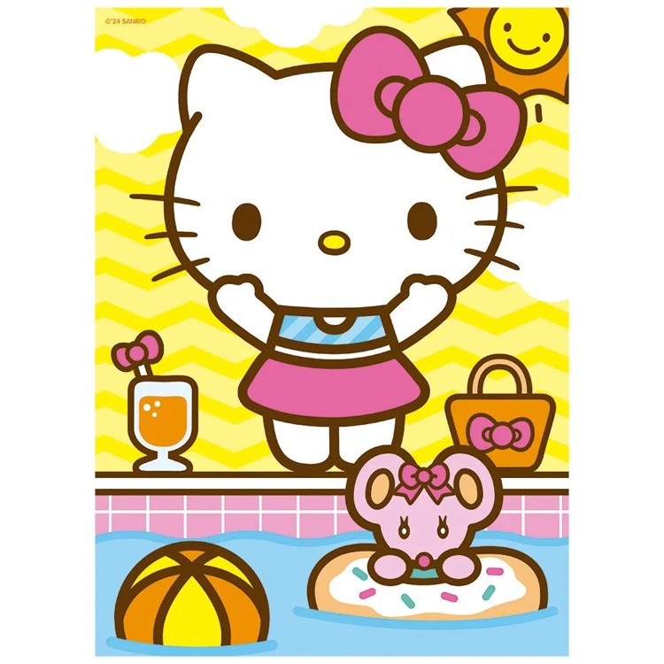 Quebra-Cabeça 100 peças - Hello Kitty - Grow