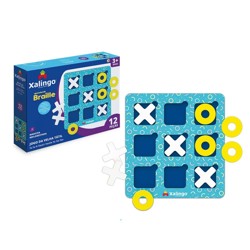 Jogo da Velha Tátil Braile 12 peças - Xalingo