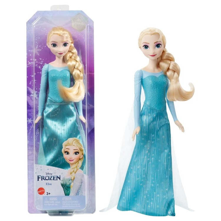 Boneca Frozen 1 - Rainha Elsa Saia Cintilante - Disney  Mattel