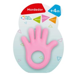 Mordedor Mãozinha Rosa - Pais & Filhos