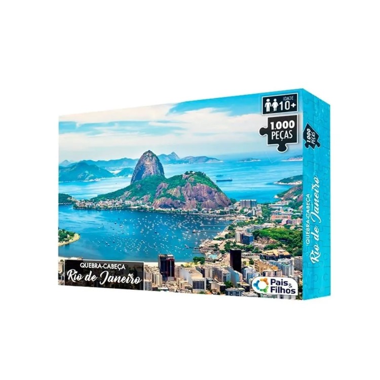 Quebra-Cabeça 1000 Peças - Rio de Janeiro - Pais & Filhos