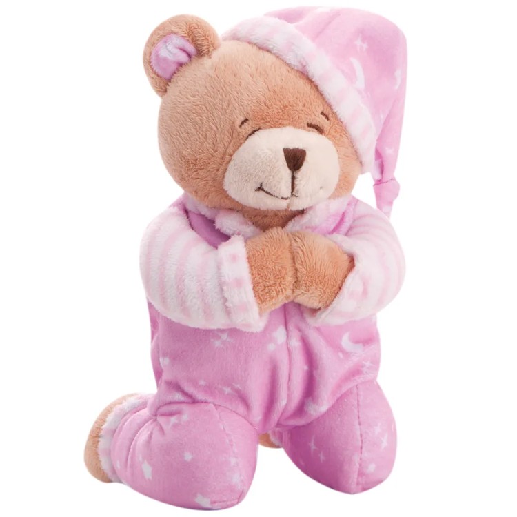 Pelúcia Ursinho que Reza Rosa - Buba