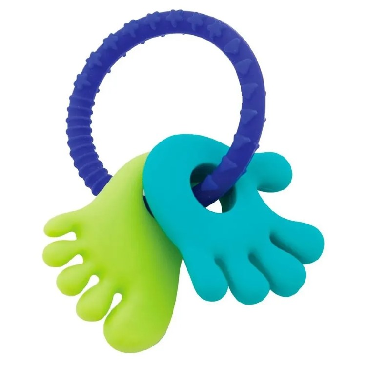 Mordedor Mãozinha e Pezinho Azul/Verde- Buba