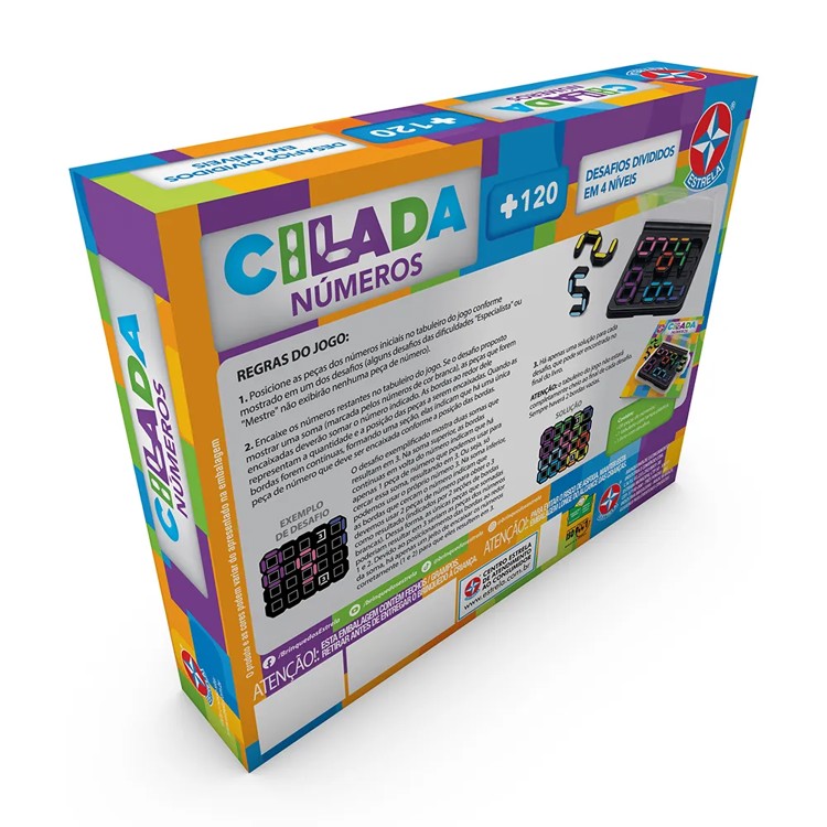 Jogo Cilada Números - Estrela