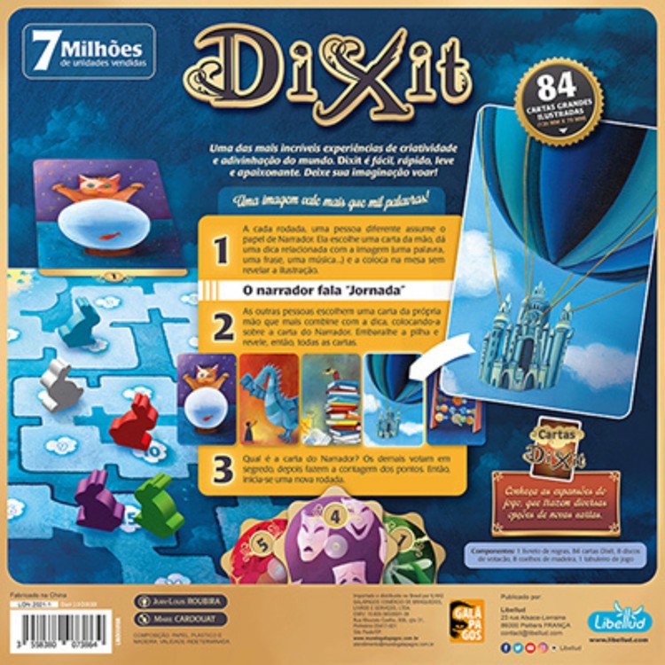 Jogo Dixit - Galápagos - Libellud