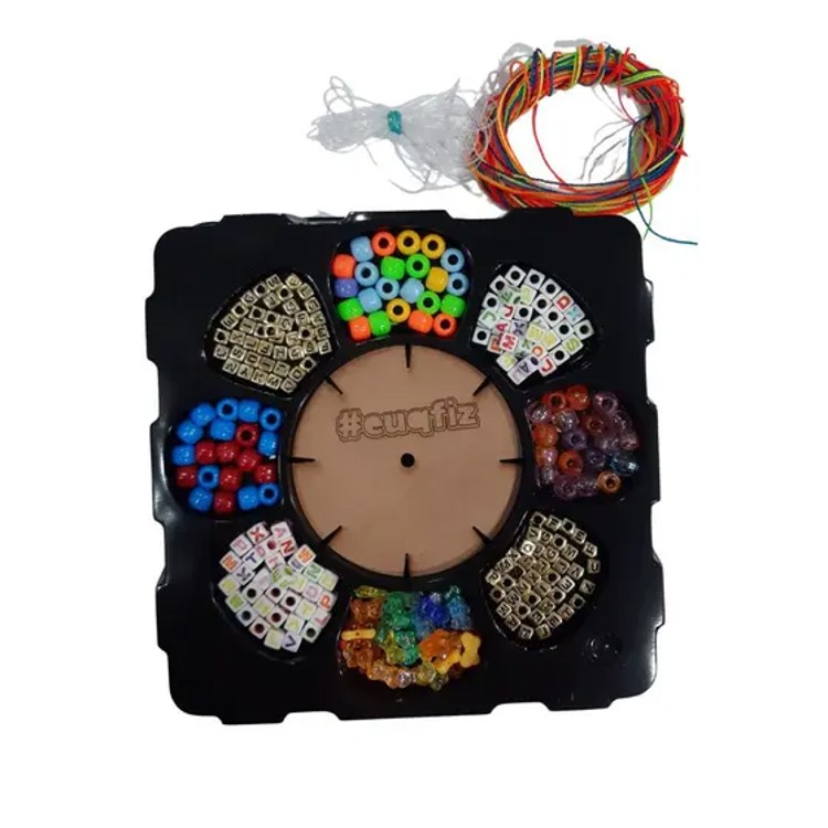 Kit EuQFiz - Alpha Beads Braceletes da Amizade - I9 Brinquedos