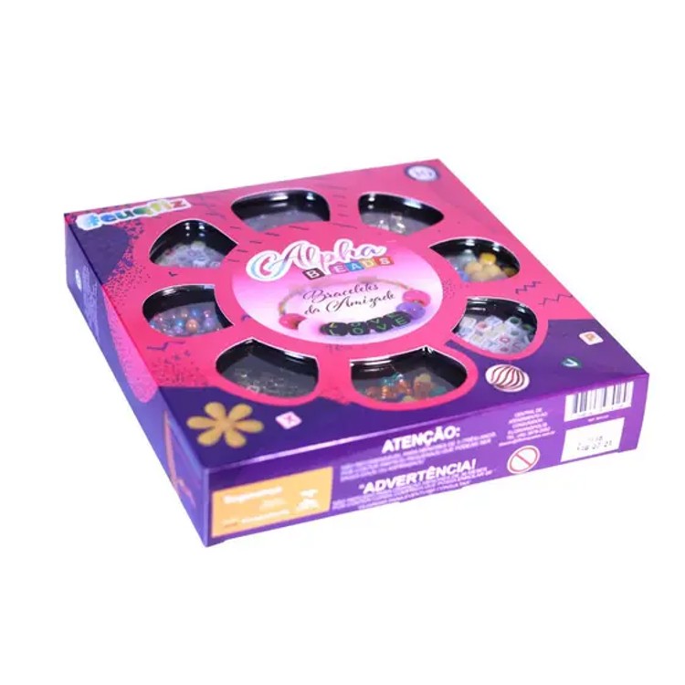 Kit EuQFiz - Alpha Beads Braceletes da Amizade - I9 Brinquedos