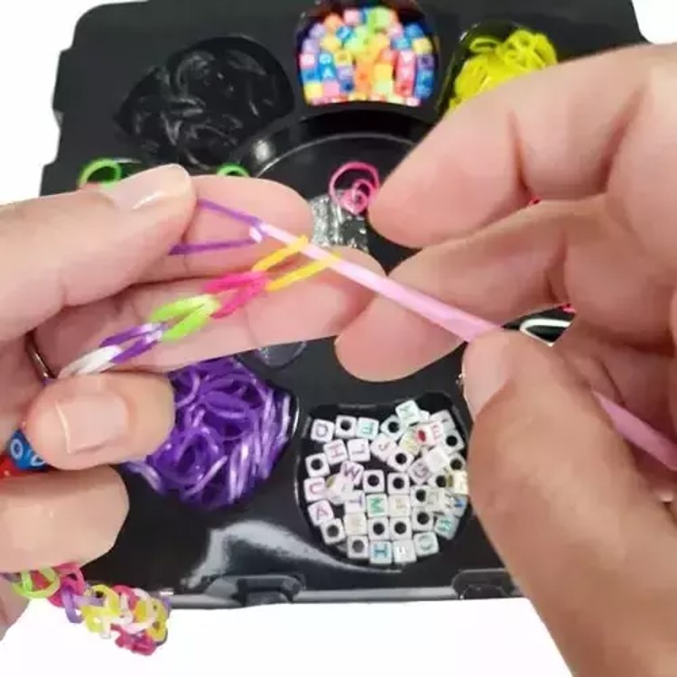 Kit EuQFiz - Alpha Beads Ezbandz - I9 Brinquedos