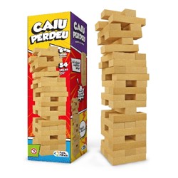 Jogo Caiu Perdeu em Madeira - Pais e Filhos